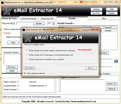 Email Extractor Lite 1.6.1 .
